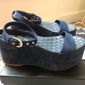 CHANEL SUEDE SANDALS